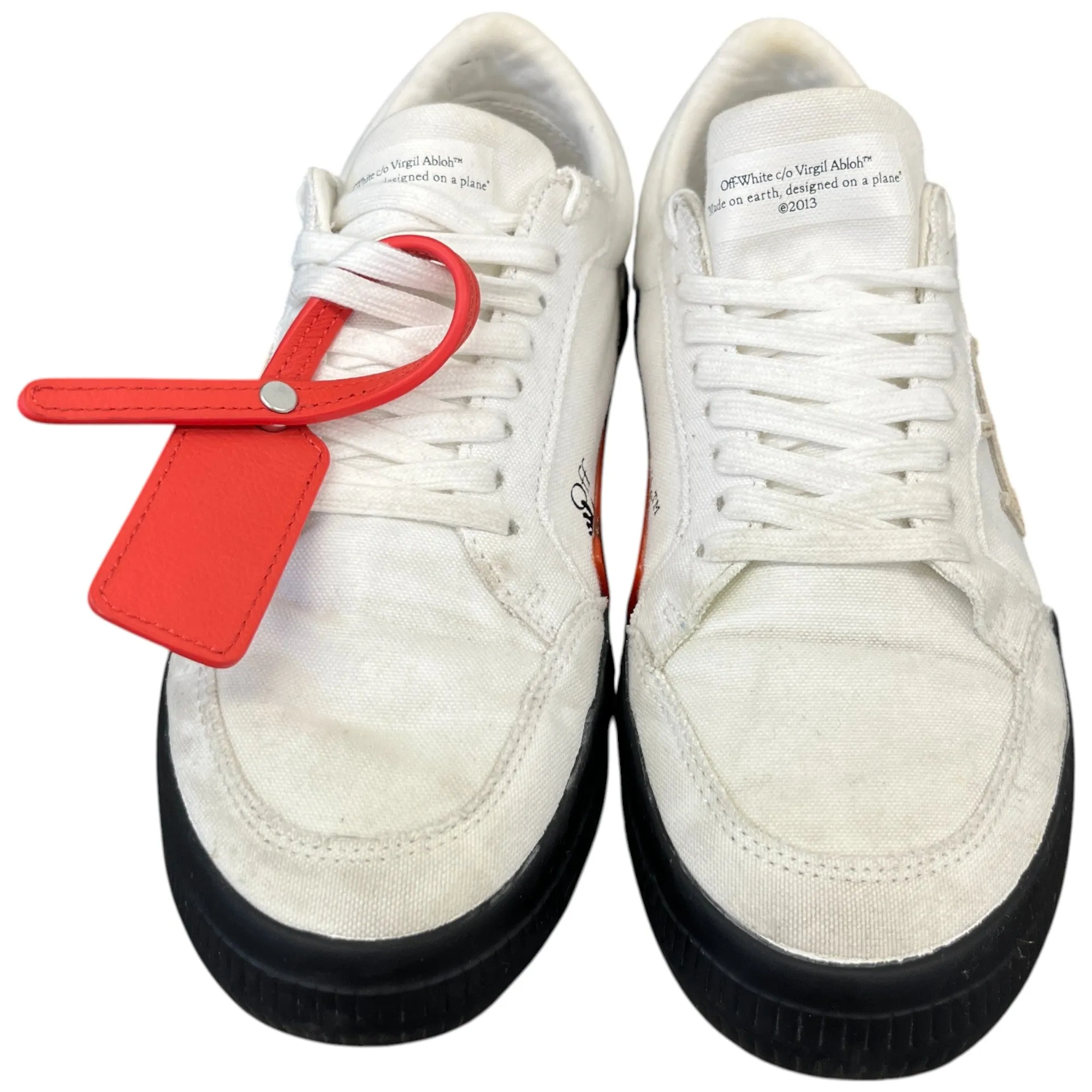 Women's Vulcanised Low Trainers White Size EU 41 / UK 8