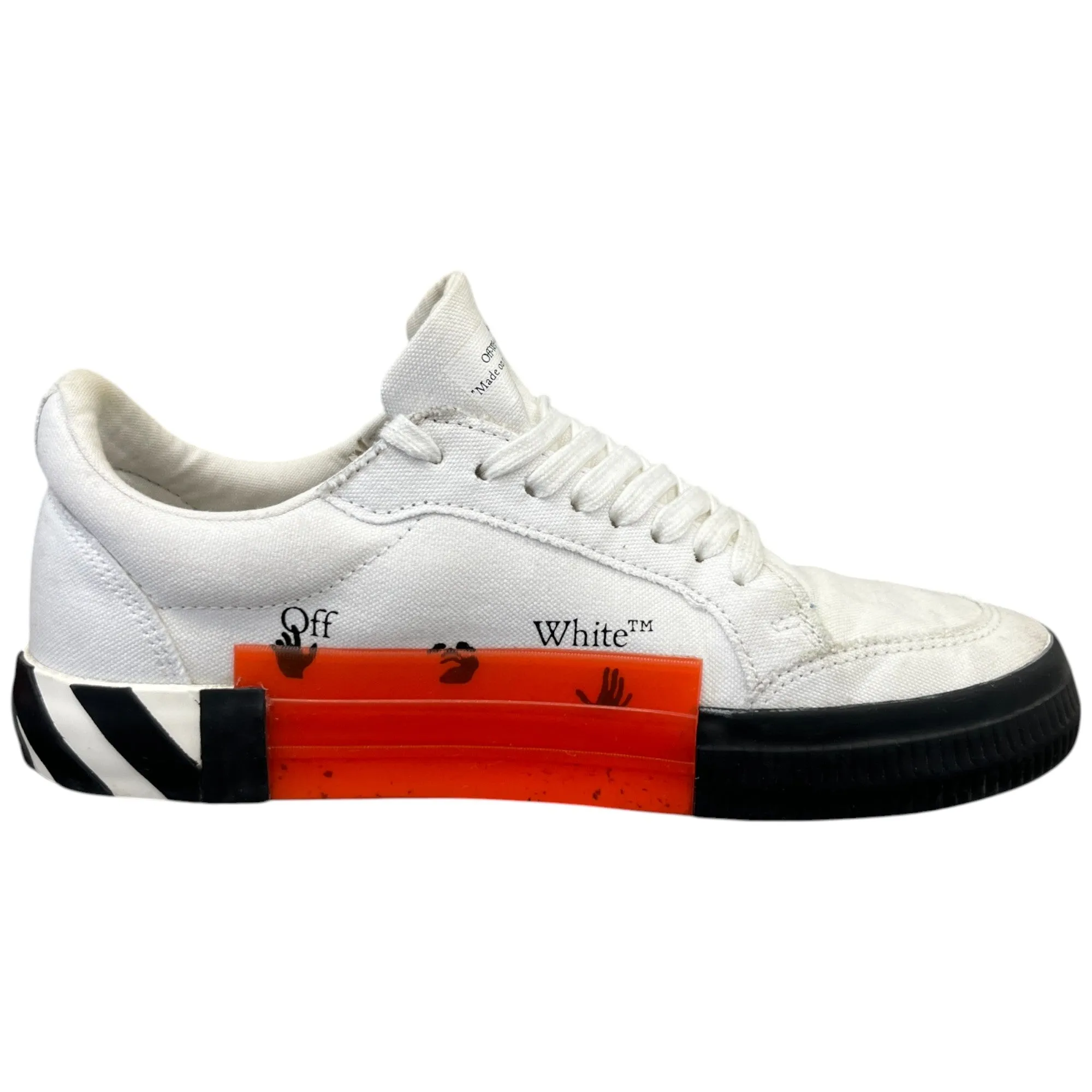 Women's Vulcanised Low Trainers White Size EU 41 / UK 8