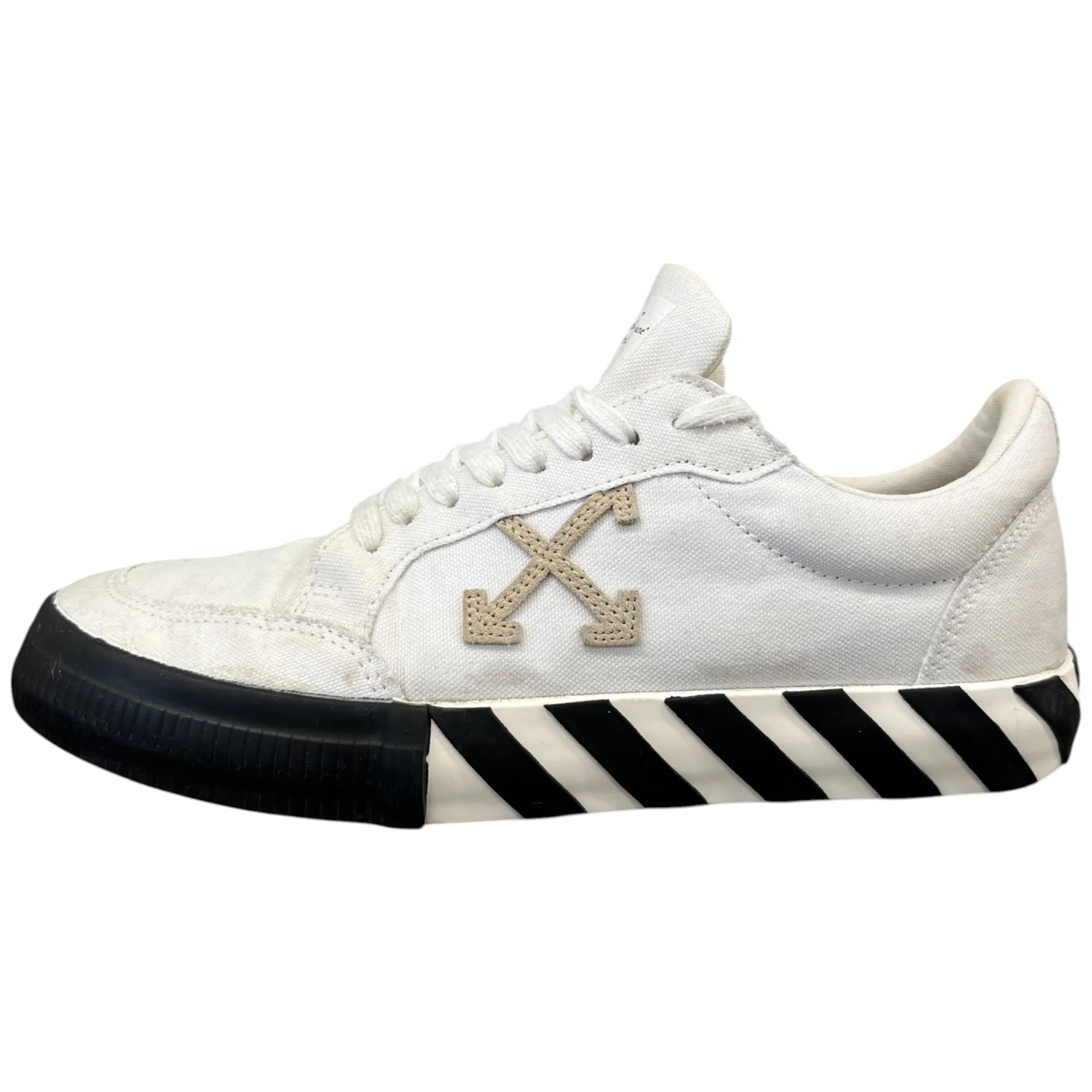 Women's Vulcanised Low Trainers White Size EU 41 / UK 8