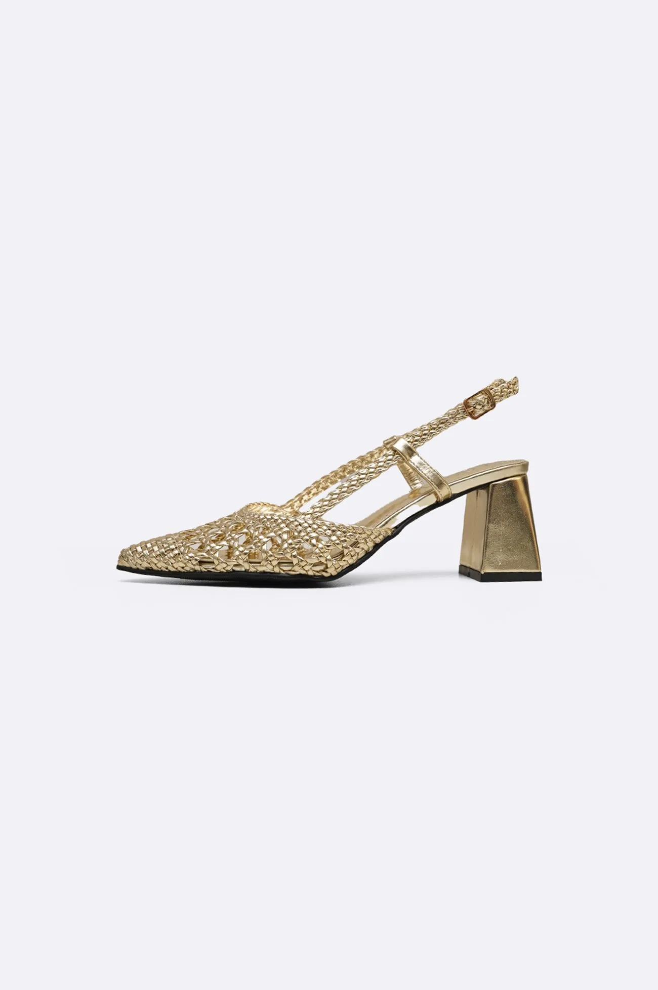 WOVEN PARTY HEELS