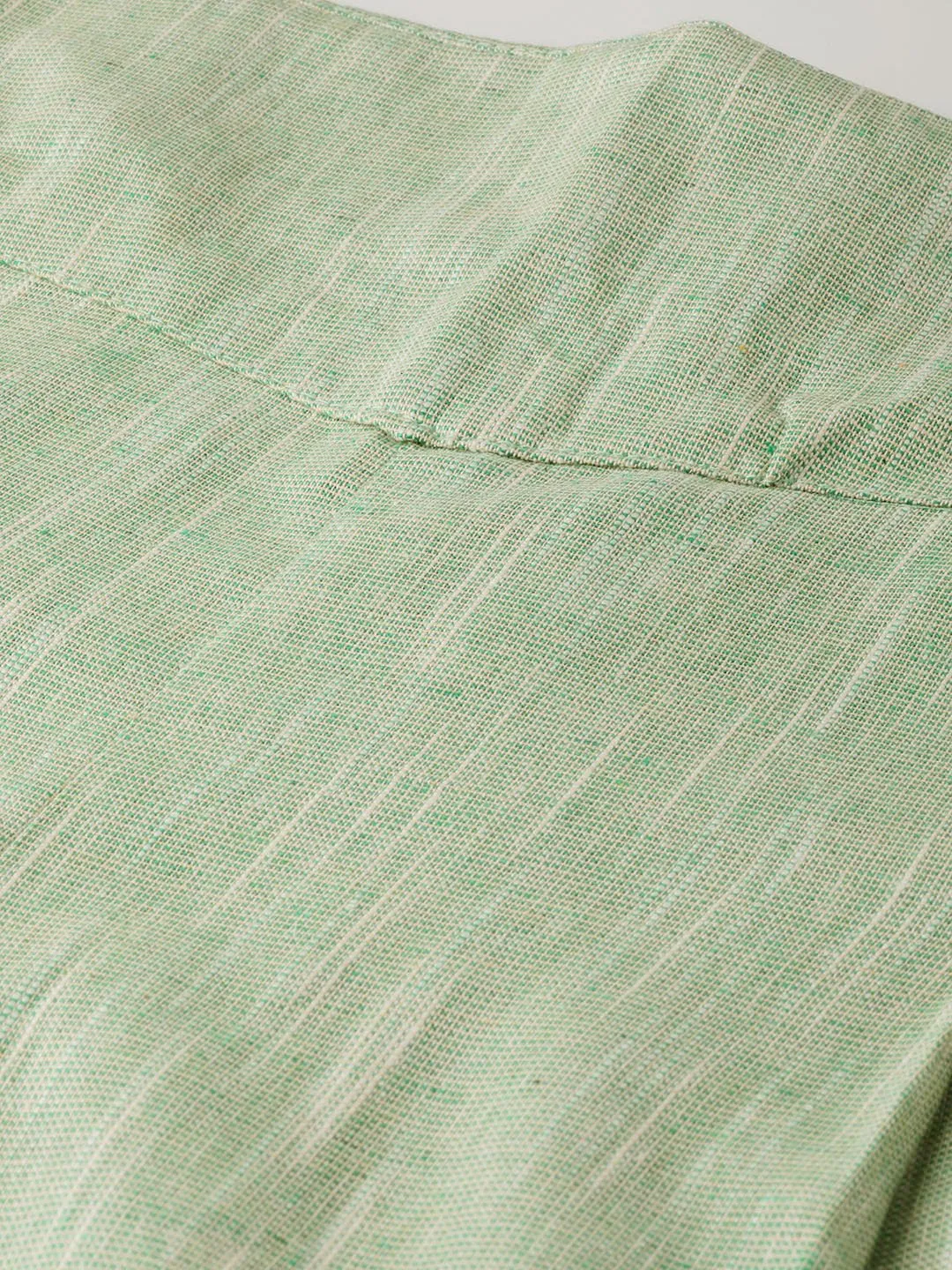 YELLOW HANDLOOM TOP BOTTOM SET