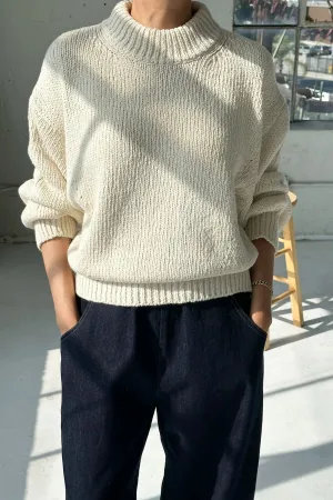 Zoe Sweater in Ivory | Le Bon Shoppe